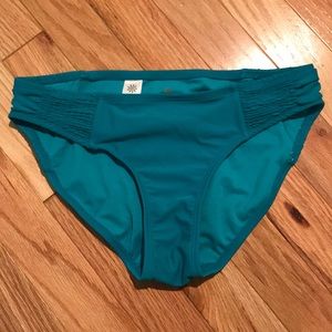 Athleta XS bikini bottom in teal